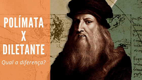 A imagem mostra Leonardo da Vinci. Ao lado, está escrito: 