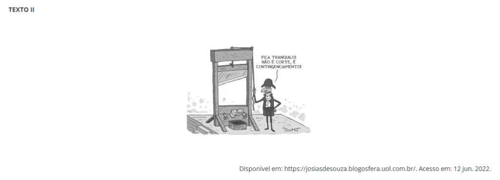 Imagem de questão sobre eufemismo