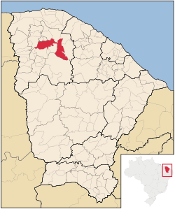 Município de Sobral no Ceará, região Nordeste do Brasil.