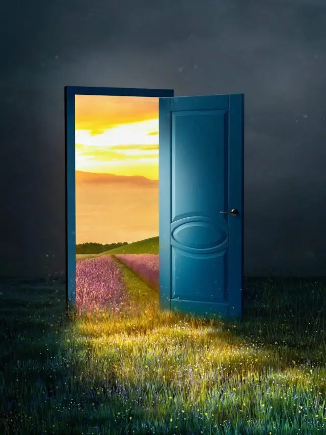 concept-open-door-collage