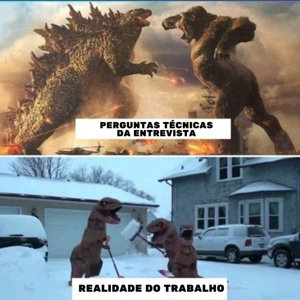 Exemplo de meme com imagem e texto
