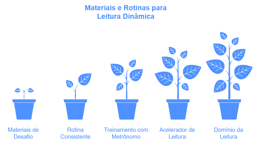 Materiais e rotinas para leitura dinâmica