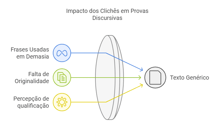 Impacto dos clichês em provas discursivas