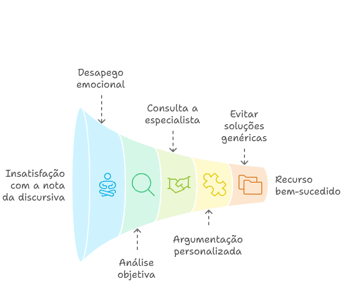 Caminho para recursos para provas discursivas bem-sucedidos
