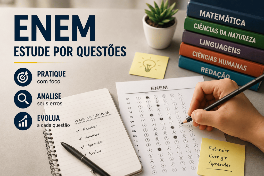 Como estudar para o ENEM por questões?