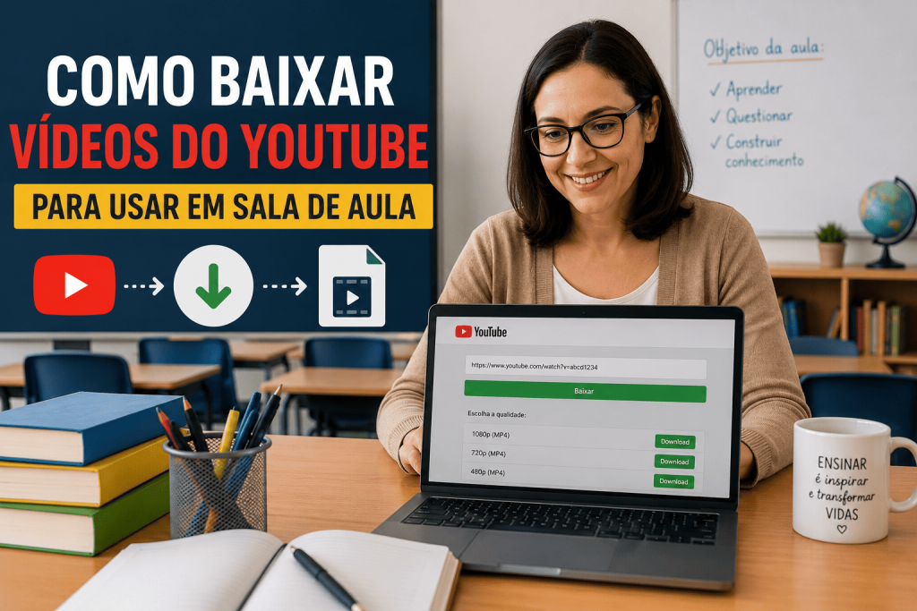 Como baixar vídeos do Youtube para usar em suas aulas